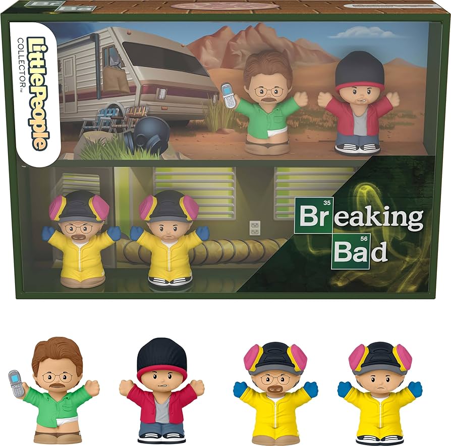 [NEW] Fisher-Price Little People Collector Breaking Bad TV Show Special Edition 4 Figures Set