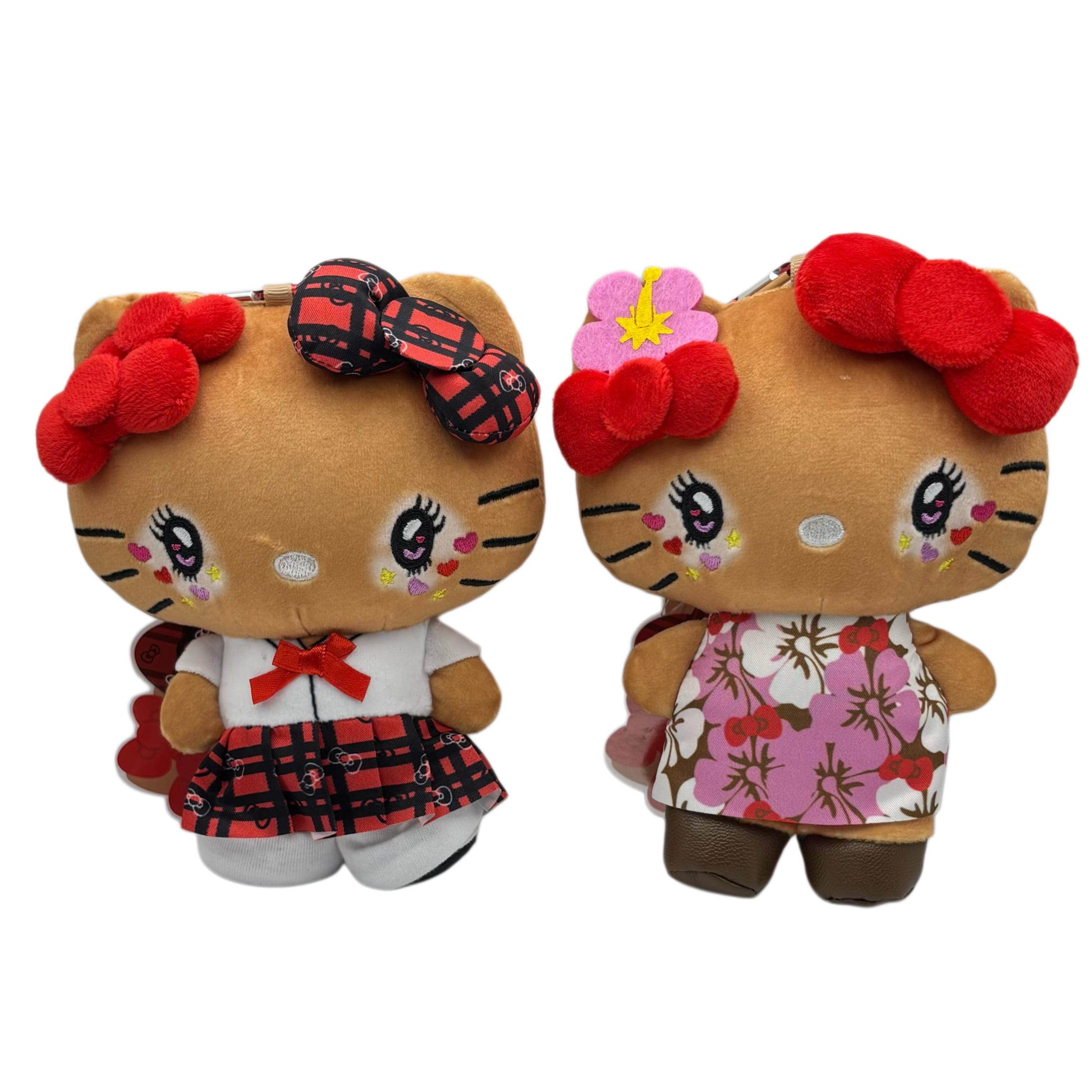 NEW] Sanrio Hello Kitty Tanned Heisei Kogal Series Plush Mascot